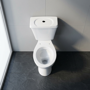 Arabic Irani S Type Two Piece WC Ceramic Water Closet Dual Flush Concealed Cistern Washdown Toilet - Product Image 2
