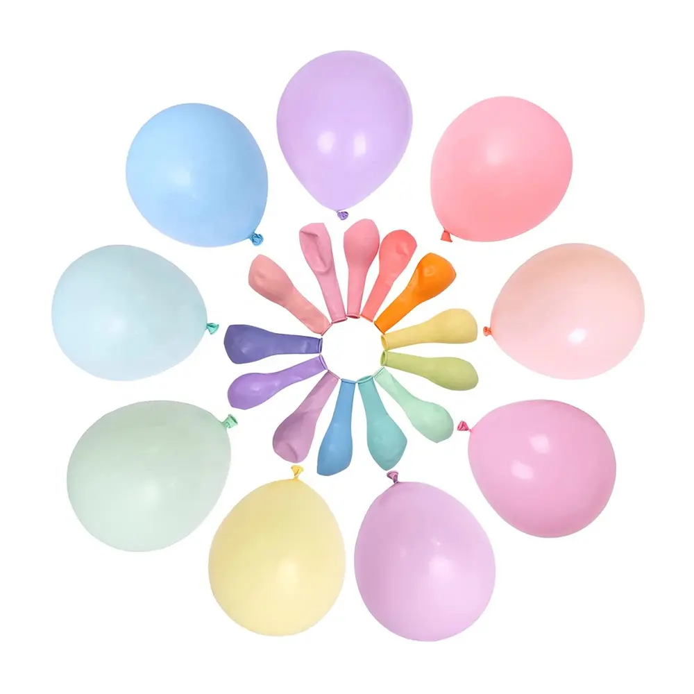 Kids Birthday Party Wedding 12 inch 12inch 2.8g Thick Party Decoration Latex Rubber Macaron Blue Pink Pastel Color Balloon