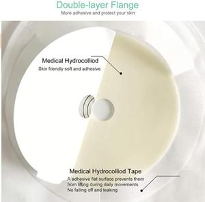 Bolsa de ostomía y colostomía de una pieza transparente y opaca de consumibles médicos Steadlive con tela de EVOH hidrocoloidal médica - Product Image 4