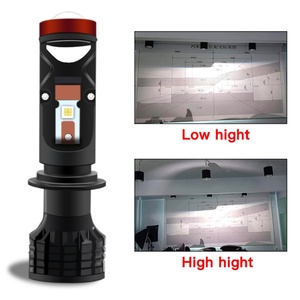 อุปกรณ์ตกแต่งรถยนต์ หลอดไฟหน้า LED H7 หลอดไฟโปรเจคเตอร์ LED ขนาดเล็ก H4 ไฟหน้า LED สำหรับรถจักรยานยนต์ - Product Image 2