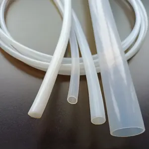 ท่อท่อ PTFE Te flon 3/8 "ท่อท่อความต้านทานการกัดกร่อน Extrusion ใส 1/2" สายการใช้ท่อ Ptfe