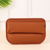 Boîte de rangement portable pour voiture en cuir PU de luxe, modèle universel, organisateur latéral de siège de voiture, vente en gros