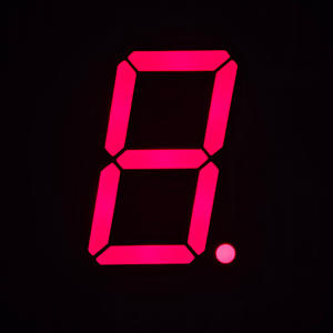 7 קטע הוביל תצוגה 0.8 אינץ '<span class=keywords><strong>1</strong></span> ספרית אור אדום מסך נומרי עבור לוחות לוחות בקרה חלק אלקטרוני - Product Image 2