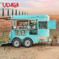 Remorque alimentaire personnalisée pour chevaux, camion à bière et à vin, chariot à glaces, bar mobile vintage pour événements