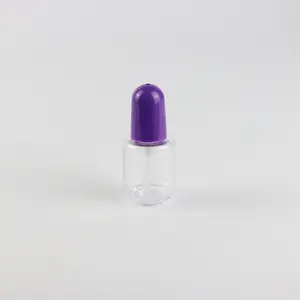Mini garrafa plástica para esmalte de unhas de 7,5 ml 9 ml