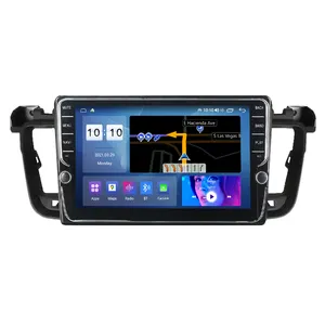 Navifly 5GHz WIFI coche Autoradio GPS para Peugeot 508, 2011 - 2018 RAM 6GB ROM 128GB coche Multimedia reproductor de vídeo poderoso disipador de calor