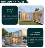 Maisons préfabriquées de luxe modernes et technologiques, personnalisées, de type Apple Cabin House, structure en acier, certifiées CE, best-sellers