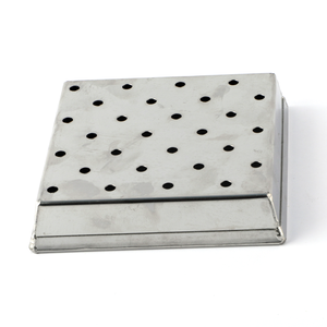 201 <b>Stainless</b> <b>Steel</b> Gold-Plated Rectangle Serving Tray Perforated Baking and <b>Colander</b> for Home Use - Product Image 6