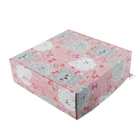 Boîtes d'expédition de t-shirts de luxe personnalisées en carton rigide avec logo et fleurs roses, de haute qualité, fabriquées en Chine