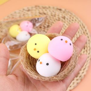 Juguetes Blandos de Pollito Kawaii, Pelotas Antiestrés para Niños, Recuerdos de Fiesta, Juguetes para Aliviar el Estrés para Cumpleaños - Product Image 5