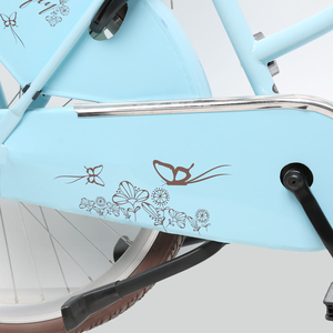 Vélo de ville pour <span class=keywords><strong>femme</strong></span> TXED Classic Retro Dutch Style en acier, <span class=keywords><strong>26</strong></span> <span class=keywords><strong>pouces</strong></span>, vitesse unique, frein V, pour une conduite en ville sur asphalte lisse - Product Image 5