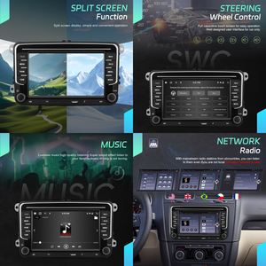 Hikity per VW Magotan Passat <span class=keywords><strong>Golf</strong></span> <span class=keywords><strong>Polo</strong></span> Seat 7 ''<span class=keywords><strong>4</strong></span> + 64G Skoda Android Car Audio Autoradio Wireless Carplay/Android Auto GPS/WiFi - Product Image 3