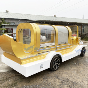 รถศพไฟฟ้าแบบกำหนดเองรุ่นใหม่ขายดี พร้อมโลงศพแบบแช่แข็ง อุปกรณ์งานศพ รถศพแบบลากม้า ยานพาหนะสำหรับบริการงานศพ - Product Image 6