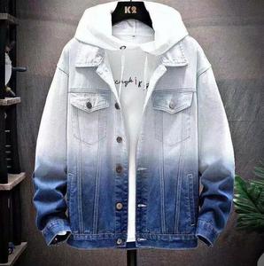 <span class=keywords><strong>Giacca</strong></span> di Jeans da <span class=keywords><strong>Uomo</strong></span> Primavera-Autunno Moda Casual Unisex Oversize con Effetto Tie-Dye Sfumato <span class=keywords><strong>Giacca</strong></span> da Lavoro Disponibile - Product Image 6