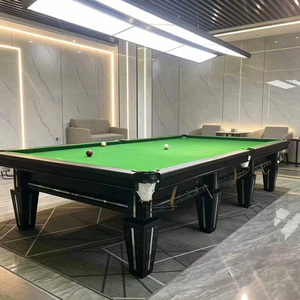 Mesa de billar S.Q.F moderna de 8 pies/9 pies con marco de madera maciza y fieltro verde, superficie de MDF, para sala de estar/<span class=keywords><strong>bar</strong></span> en casa, personalizable - Product Image 2
