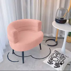 Мебель кожаный удобный акцент столовая оранжевое расслабляющее кресло односпальный диван для отдыха стулья для гостиной