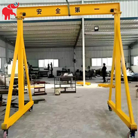 Grue portique mobile d'extérieur à cadre en A de 1, 2, 3, 5 tonnes pour atelier extérieur