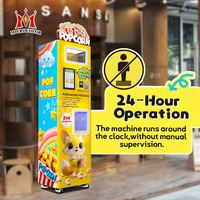 Twee Smaken Volautomatische Populaire Popcornmachine Mode Hot-Selling Automaat Voor Popcorn Maken