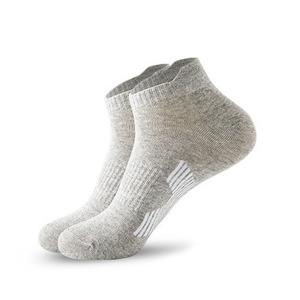 Chaussettes de sport pour la course à pied, chaussettes bateau <span class=keywords><strong>anti</strong></span>-friction en coton, absorbant la transpiration du talon - Product Image 5