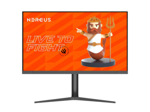 จอคอมพิวเตอร์เกมมิ่งแบบไร้ขอบ ดีไซน์เท่ ขนาด 27 นิ้ว ความละเอียด 2K 144Hz พร้อมไฟ LED ด้านหลัง / ขาตั้งปรับได้ - Product Image 1