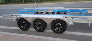 35ft TRI Achse Aluminium Boots anhänger Laden kg - Product Image 5