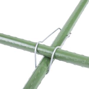 Support de coupe sur mesure en tube d'acier revêtu de plastique pour plantation de jardin - Product Image 5