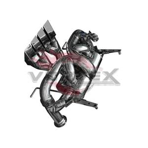 Sistema de Escape con Silenciador Catback de Acero Inoxidable Pulido Espejo OEM de Vortex Factory para Lamborghini Aventador LP700 - Product Image 4