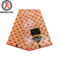 Tissu africain imprimé double face de style pagne, qualité supérieure, Ankara 100% polyester, véritable tissu ciré