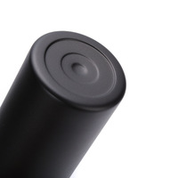 Logo personnalisé tasse thermique bouteilles d'eau isolé gobelet enduit de poudre 20oz gobelet en acier inoxydable avec couvercle