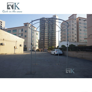 โครงเหล็กตกแต่งงานแต่งงานแบบถอดประกอบได้ รุ่น RK Modern Metal Pipe Frame สำหรับฉากหลังงานอีเว้นท์ - Product Image 4