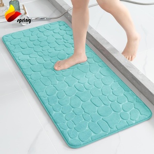 3D Embossed Bathroom Shower <strong>Bath</strong> <strong>Mat</strong> Bathroom Stones <strong>Mat</strong> Color Changing <strong>Bath</strong> <strong>Mat</strong> <strong>Brown</strong> - Product Image 4