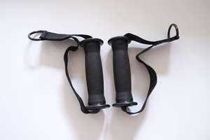 Attrezzatura Economica per <span class=keywords><strong>Pilates</strong></span> Reformer INIKO con Maniglie e Cinghie - Nylon/Plastica Nera - Product Image 5