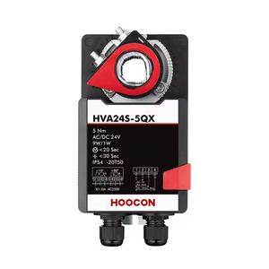 HVAC 시스템 5NM 모듈러 제어 AC/DC24V CE 인증 2년 보증 보조 스위치 2개 세트 전기 안전 댐퍼 - Product Image 1