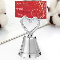 Porte-mémos et porte-cartes de mariage créatifs en alliage de zinc en forme de cœur – Cadeaux d'affaires – Vente en gros – En stock
