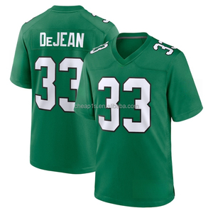 <span class=keywords><strong>Maillot</strong></span> de <span class=keywords><strong>football</strong></span> américain des <span class=keywords><strong>Eagles</strong></span> de Philadelphie cousu en gros # 26 Saquon Barkley # 1 <span class=keywords><strong>Maillot</strong></span> de <span class=keywords><strong>football</strong></span> Jalen Hurts 33 Cooper DeJean - Product Image 4