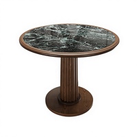 Meubles de restaurant commerciaux de style américain vintage, design luxueux, bois massif, table de bar KTV, chaise, modèle 001