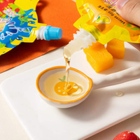 Bonbons liquides créatifs pour enfants, 3 saveurs de fruits mélangés, 60g, bonbons à presser, 3 saveurs, bonbons aux jus, bonbons aux boissons