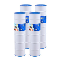 Équipement de filtration de piscine, cartouche filtrante en papier plissé pour le traitement de l'eau de piscine, accessoires pour pompe de filtration de piscine hors sol