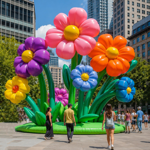 Large Decorative Inflatable Flower <b>LED</b> Lighting for Wedding Party Stage Decoration Event Ornament - Product Image 1