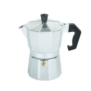 Klasik İtalyan Espresso kahve alüminyum kahve makinesi 3/6/9/12 fincan cup kahve tencere