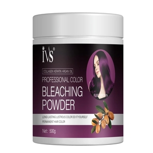 Polvo de <span class=keywords><strong>color</strong></span> de queratina IVS para el cabello 500g Polvo blanqueador de <span class=keywords><strong>color</strong></span> verde Pavo Real - Product Image 4
