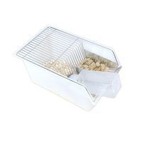 Cage d'élevage de rongeurs de rat de laboratoire de couvercle d'acier inoxydable de polypropylène PP-JM2