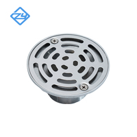 Siphon de sol rond commercial en acier inoxydable S.S304 pour salle de bain