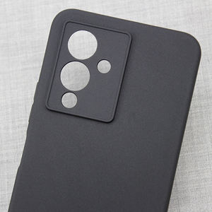 Funda Mate para Teléfono <span class=keywords><strong>Celular</strong></span> Infinix Note 12 Pro 5G al por Mayor, Funda Negra Esmerilada para Teléfono, Cubierta Trasera Suave de TPU - Product Image 2