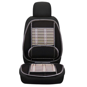 Coussin de siège de voiture en fibre de bambou, tapis rafraîchissant universel, ventilation, housse de siège d'été pour voitures, fourgonnettes, camions - Product Image 1