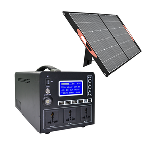 Off Grid Solar Power System 100W 65AH Battery 500W Solar System for Home Lighting TV <b>Computer</b> <b>Fan</b> YF-2000W Solar Generator Inver - Product Image 5