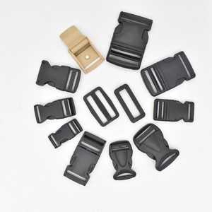 PP plastic buckles, backpack clips, plastic <b>adjustable</b> buckles, D-ring buckles, <b>square</b> buckles, PP material buckles for autumn. - Product Image 1