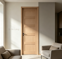 Prix d'une porte intérieure en bois massif au design moderne. Peut être transformé en cadres en bois insonorisés. Convient aux résidences