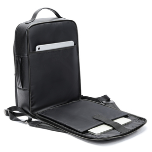 Sac à dos pour ordinateur portable MARRANT en cuir véritable pour homme, 15 pouces, Mochila <span class=keywords><strong>De</strong></span> Cuero, sac à dos <span class=keywords><strong>de</strong></span> voyage extensible, sacs à dos en cuir pour homme - Product Image 4