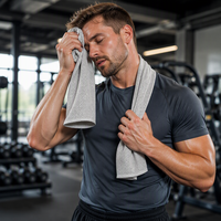 Serviette de sport absorbante et rafraîchissante à séchage rapide pour la course, le fitness et l'haltérophilie, emballée en boîte